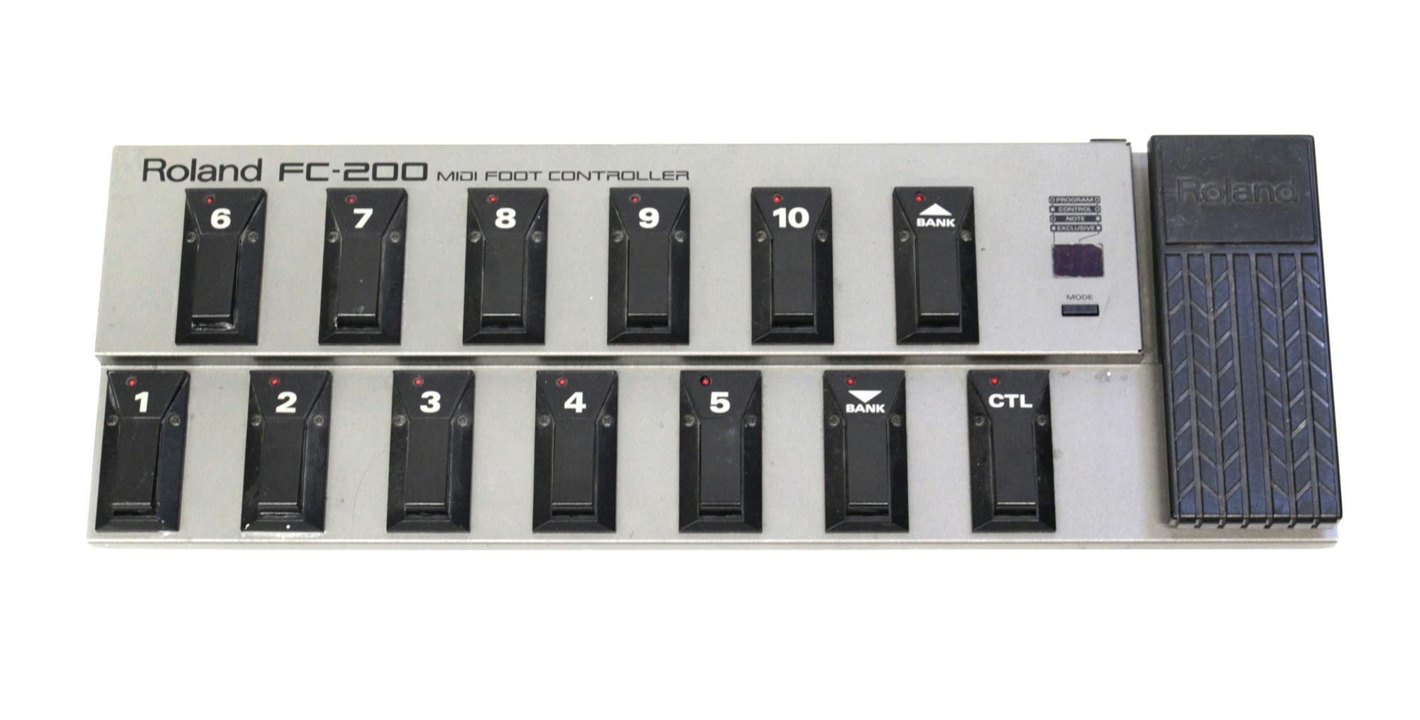 Second Hand Roland FC-200 midi Footswitch Controller - Andertons 